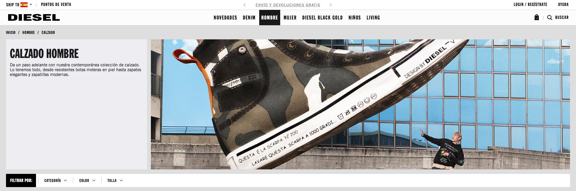 diesel footwear